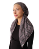 Scarf Bar Ash Houndstooth Classic Pre-Tied Bandanna with Velvet Grip Myselflingerie.com