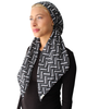 Scarf Bar Chevron Nights Classic Pre-Tied Bandanna with Velvet Grip Myselflingerie.com