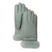UGG 17371 Grey Mist Sheepskin Seamed Gloves Myselflingerie.com