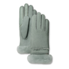 UGG 17371 Grey Mist Sheepskin Seamed Gloves Myselflingerie.com
