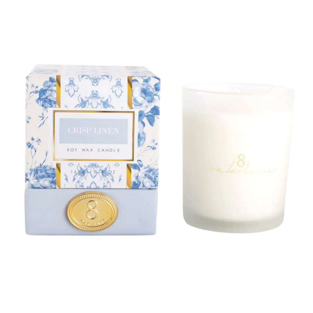 CANA-002 Crisp Linen Soy Wax Candle