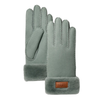 UGG 17369 Grey Mist Turn Cuff Gloves Myselflingerie.com