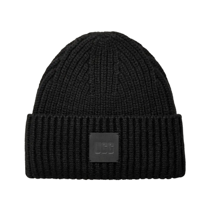 UGG 103603 Black Men's Chunky Rib Beanie Myselflingerie.com