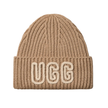 UGG 102345 White Pepper Chunky Crafted Rib Beanie Myselflingerie.com