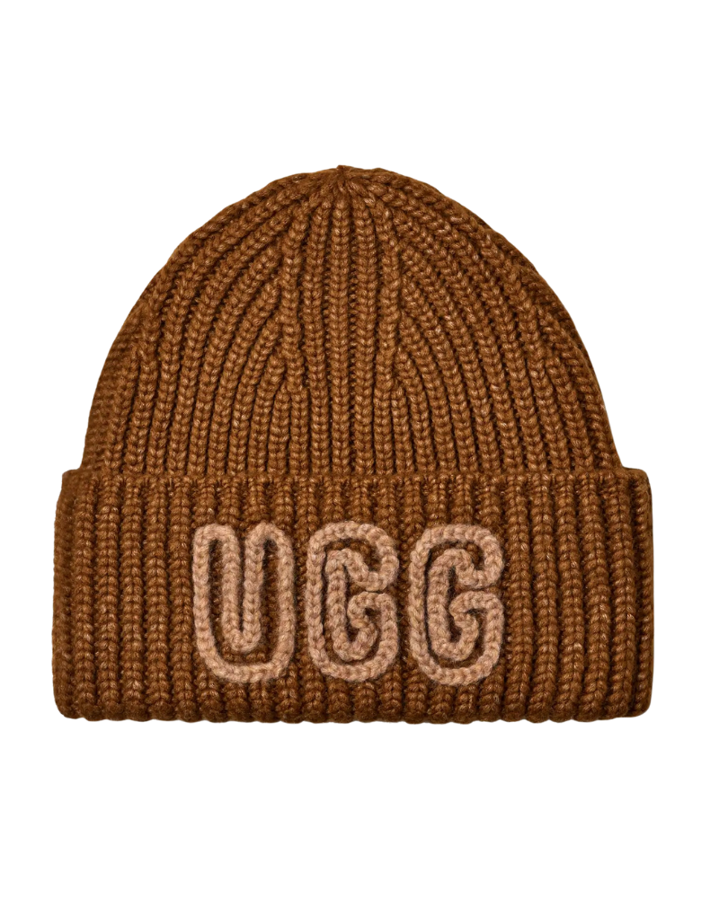 UGG 102345 Deco Chunky Crafted Rib Beanie Myselflingerie.com