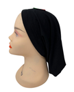 C. Bird CB104 Black Ribbed with Red/Green Logo Bamboo Beanie Snood Myselflingerie.com