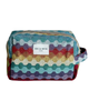 De La Mur NEC2RITZO Multicolor Ritzo Squared Makeup Bag Myselflingerie.com