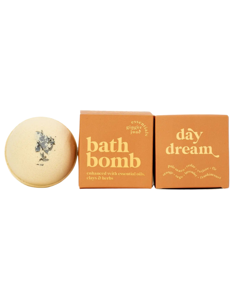Ginger June Candel Co. DAYDREAM 100% Botanical Bath Bomb Myselflingerie.com