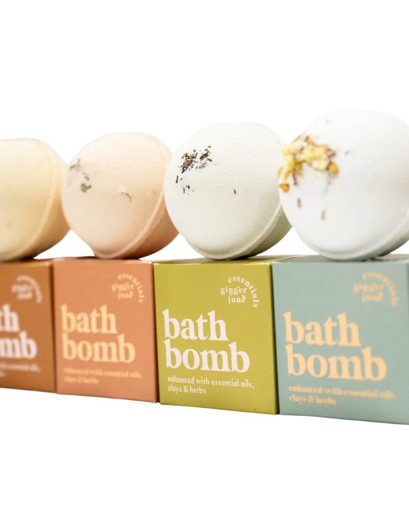 Ginger June Candle Co. WOODLAND WANDER 100% Botanical Bath Bomb