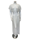 Oh! Zuza 4537 Ivory Sheer Chiffon Long Robe Myselflingerie.com