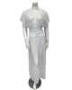 Oh! Zuza 4537 Ivory Sheer Chiffon Long Robe Myselflingerie.com