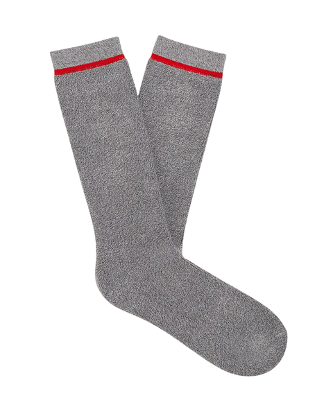 UGG Marled Grey Kyro Cozy Men's Crew Socks Myselflingerie.com