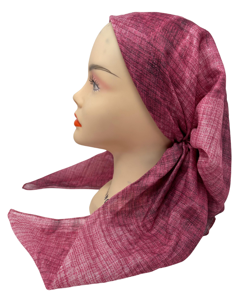 It's Younique OB-SHIM-OMPNK Pink Ombre Shimmer Pre-Tied Open Back Bandanna with Velvet Grip Myselflingerie.com