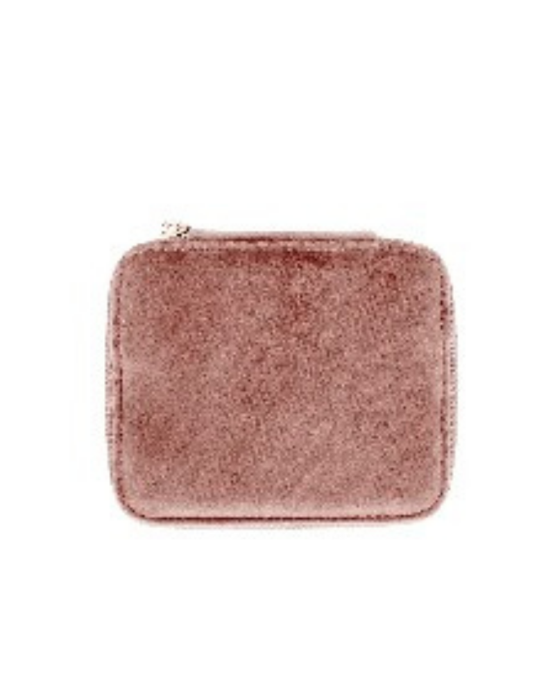 Bag All Pink Velvet Jewelry Box