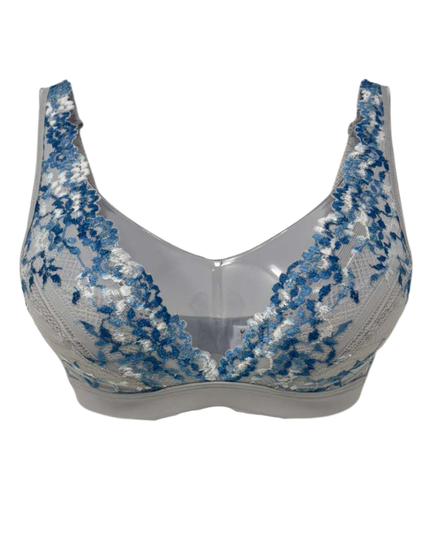 Wacoal 852191 Micro Chip Multi Embrace Lace Wire Free Bralette Myselflingerie.com