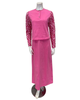Nico Italy AP1833PK Pink Leopard Print Cotton Nursing Nightgown Myselflingerie.com
