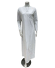 Chicolli N5171 White Dickie Wrap Cotton Versatile Nursing Nightgown Myselflingerie.com