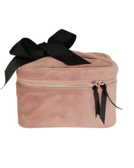 Bag All MCBPKV Pink Velvet My Makeup Cosmetic Box Myselflingerie.com