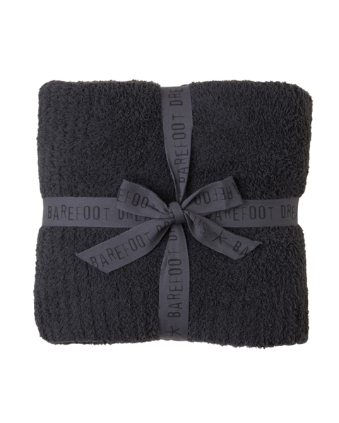 Barefoot Dreams B503 Carbon CozyChic Throw Myselflingerie.com