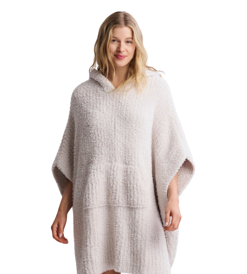 Barefoot Dreams B545 Almond The Cozy One Size Sweater Cape Myselflingerie.com