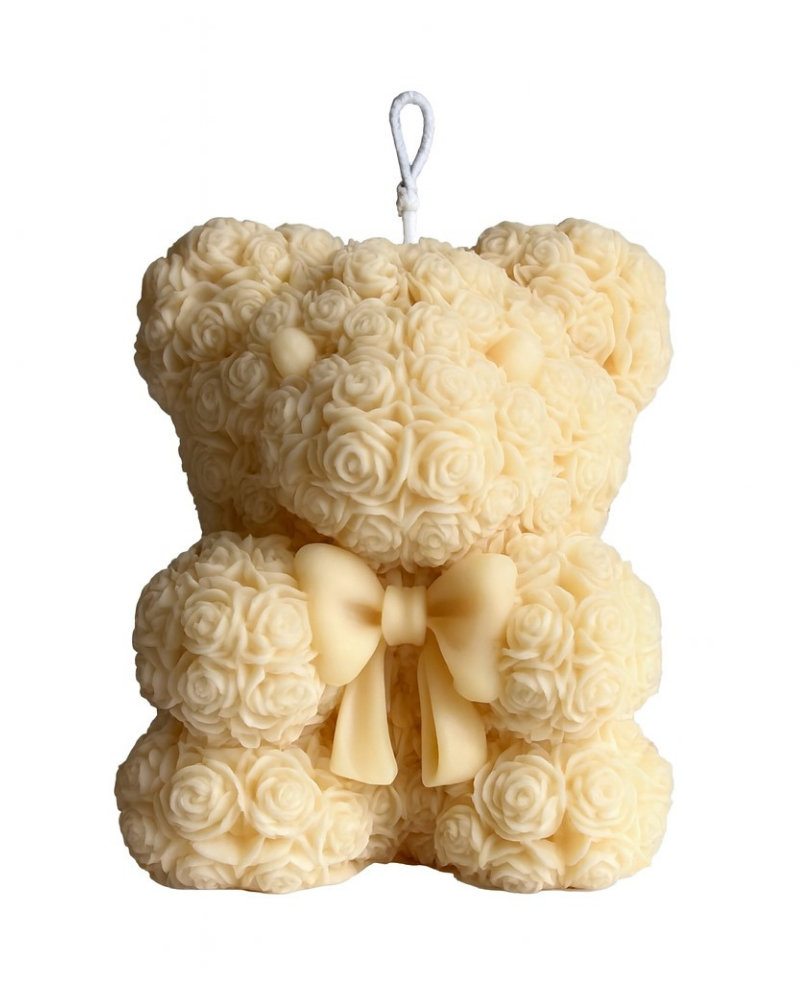 Estelle Studio TWBM Mellow Teddy With Bow Unscented Candle Myselflingerie.com