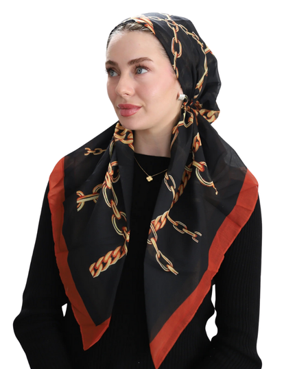 Tie Ur Knot Ironed Out Adjustable Pre-Tied Bandanna with Full Non Slip Myselflingerie.com