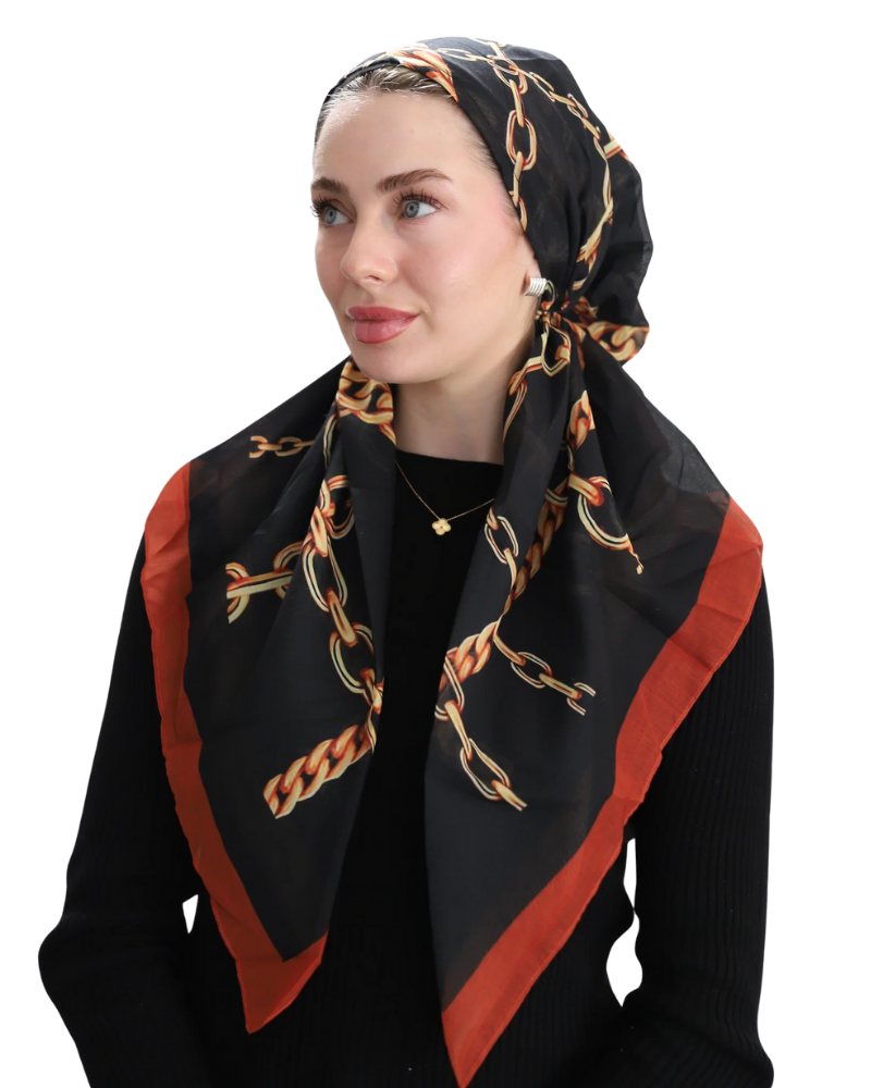 Tie Ur Knot Ironed Out Adjustable Pre-Tied Bandanna with Full Non Slip Myselflingerie.com