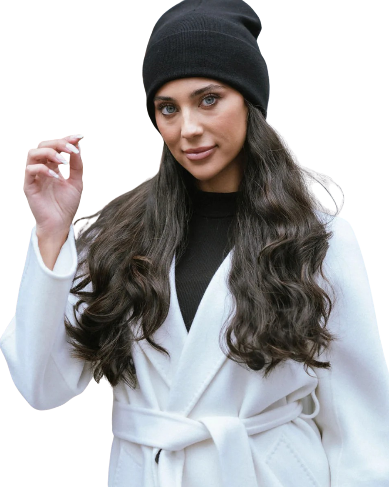 Tal New York TCCB The Cloud Cuff Black Beanie Myselflingerie.com