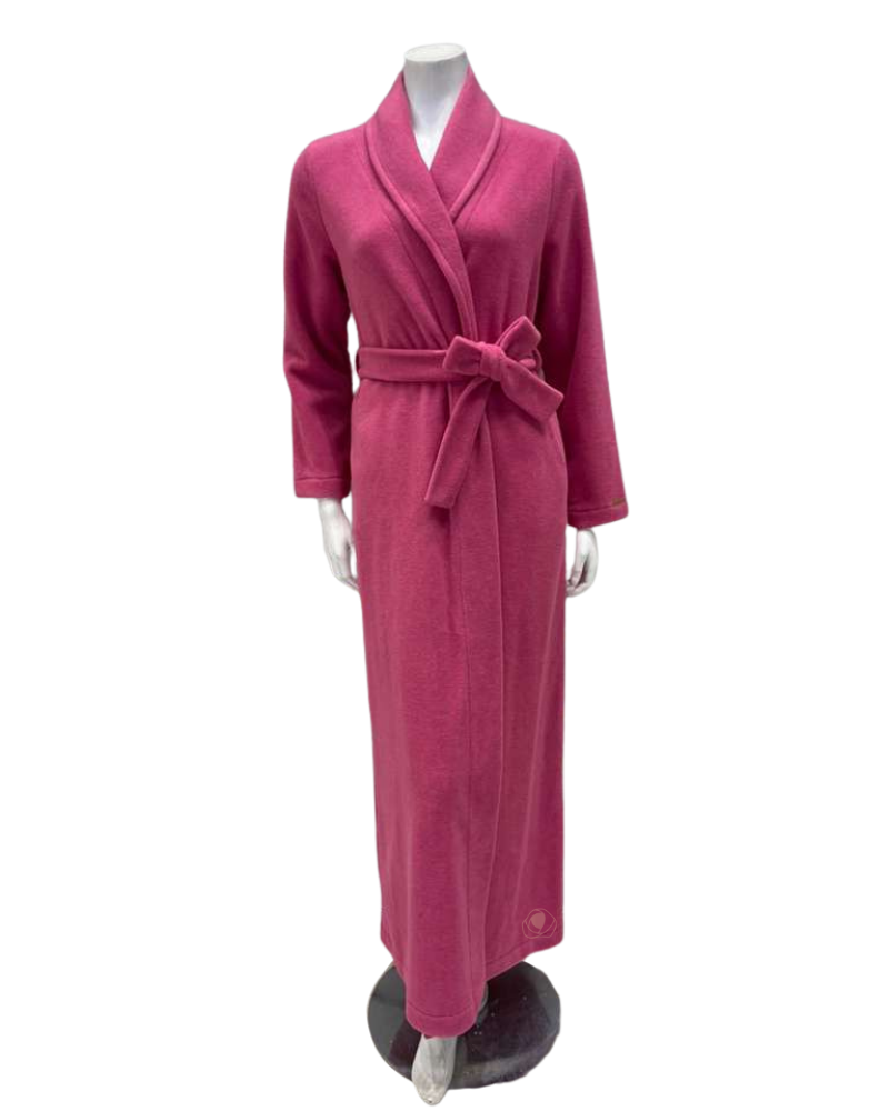 Furstenberg Rosebud Fleece Morning Wrap Robe