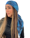 Scarf Bar Royal Sapphire Rose Square Scarf with Invisible Grip Myselflingerie.com