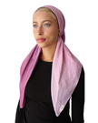 Scarf Bar Magenta Shimmer Ombre Classic Pre-Tied Bandanna with Velvet Grip Myselflingerie.com
