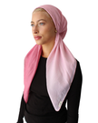 Scarf Bar Pink Shimmer Ombre Classic Pre-Tied Bandanna with Velvet Grip Myselflingerie.com