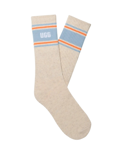 UGG 1176830 Nimbus Heather/Clear Sapphire Jedlyn Varsity Crew Socks Myselflingerie.com