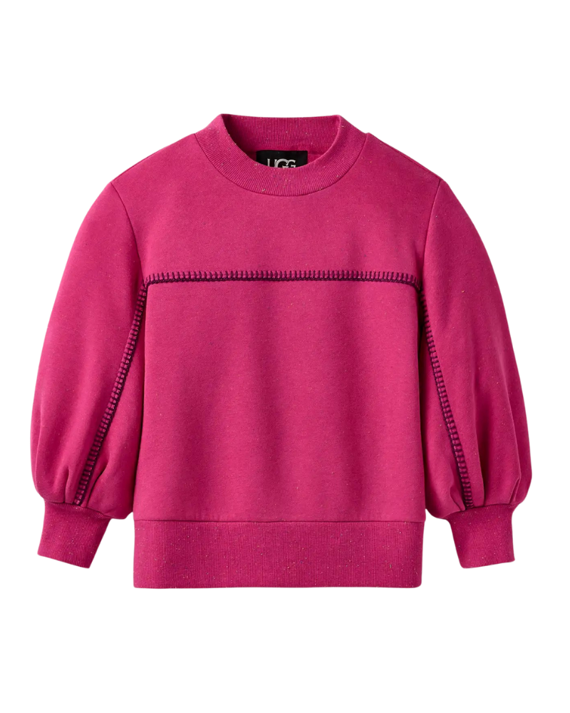 UGG 1175124 Vavoom Heather Classic Puff Sleeve Top Myselflingerie.com