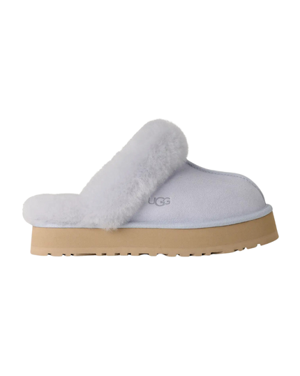 UGG 1122550 Misty Wisteria Disquette Slippers with Fur Trim Myselflingerie.com