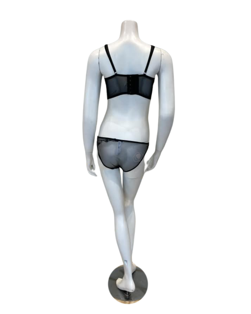 Cosabella Black/Neon Viola Virna Curvy Bralette & Bikini Set