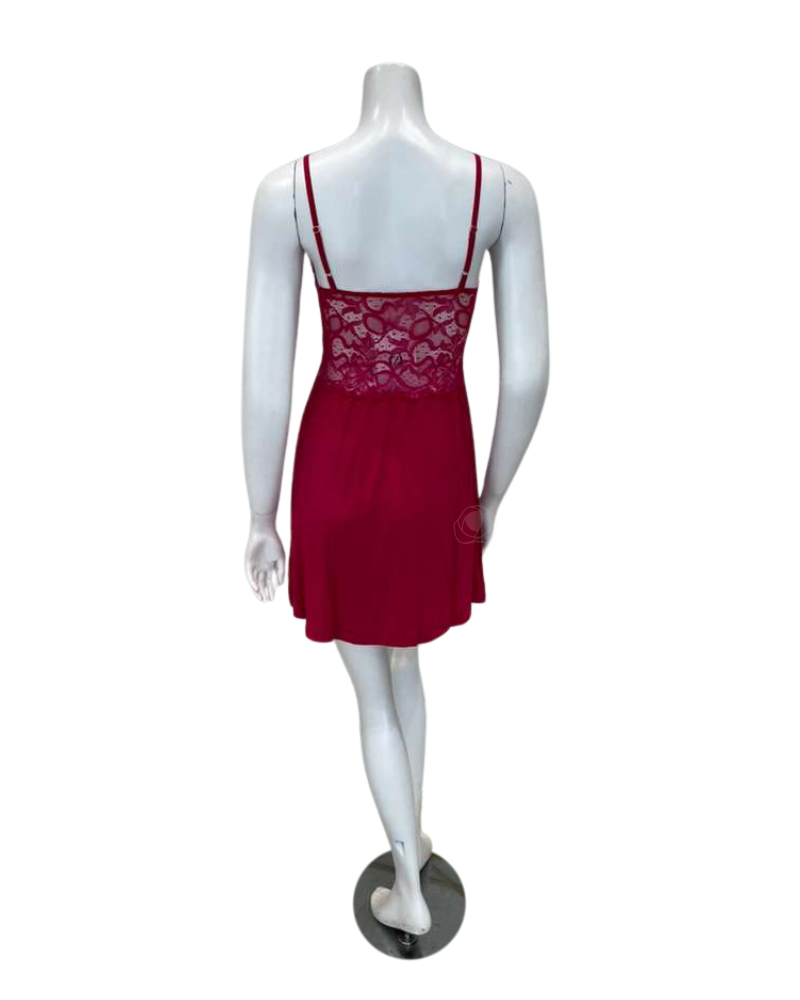 Oh! Zuza Ruby Lace Modal Chemise