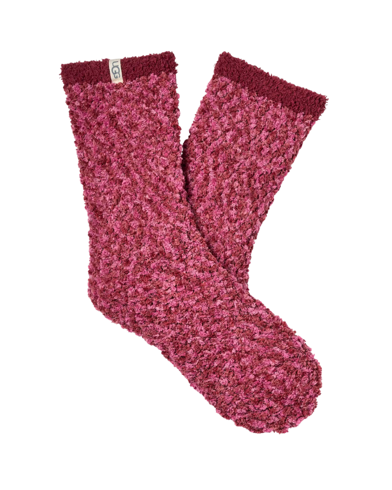 UGG UAS0011W Coffee Berry Cozy Chenille Socks