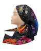 Lizi Headwear Color Meadow Open Back Adjustable Pre-Tied Bandanna with Velvet Grip