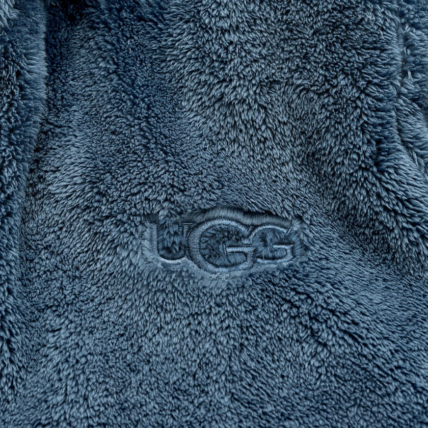 UGG 1121070 Dark Wave Beckett Men's Plush Robe Myselflingerie.com