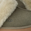UGG 1122550 Moss Green / Muted Brass Disquette Slippers with Fur Trim Myselflingerie.com