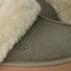 UGG 1122550 Moss Green / Muted Brass Disquette Slippers with Fur Trim Myselflingerie.com