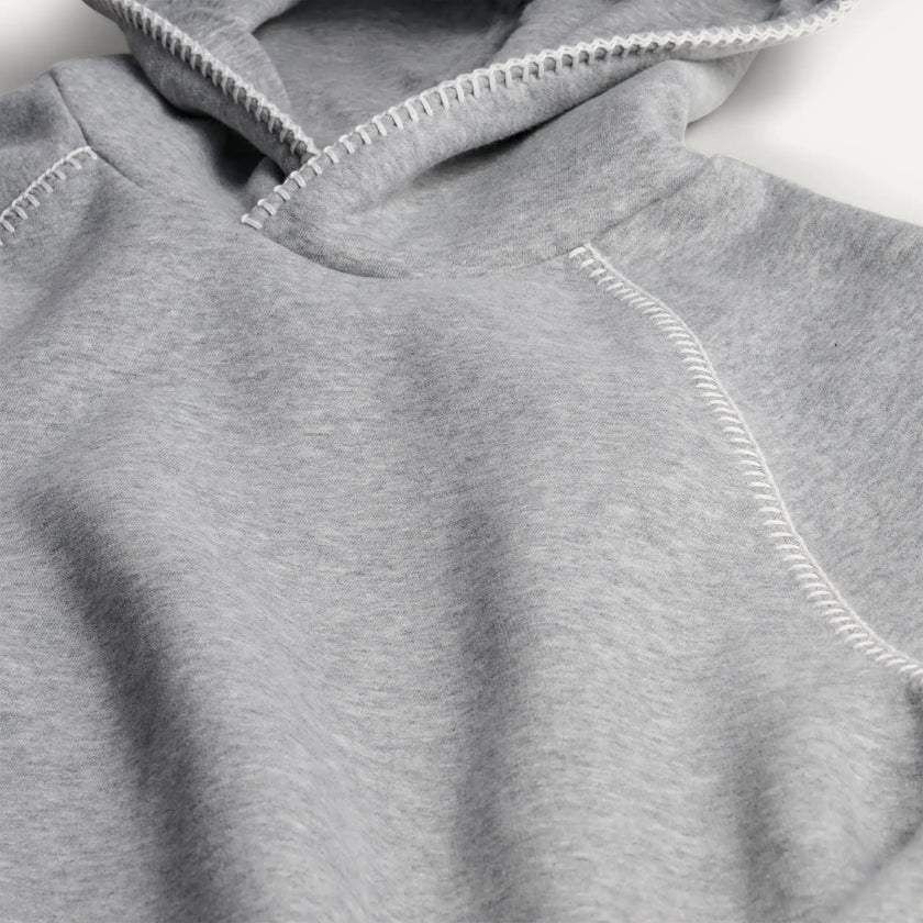 UGG Grey Heather Classic Hoodie Myselflingerie.com