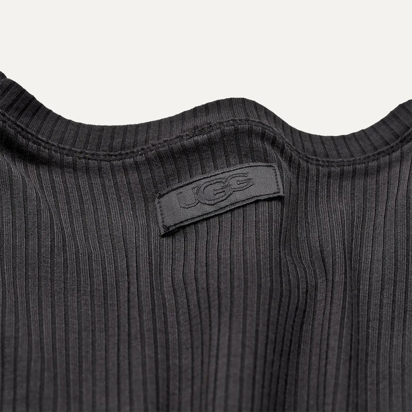 UGG 1167362 Ink Miriam Short Sleeve Rib Lounge Top Myselflingerie.com