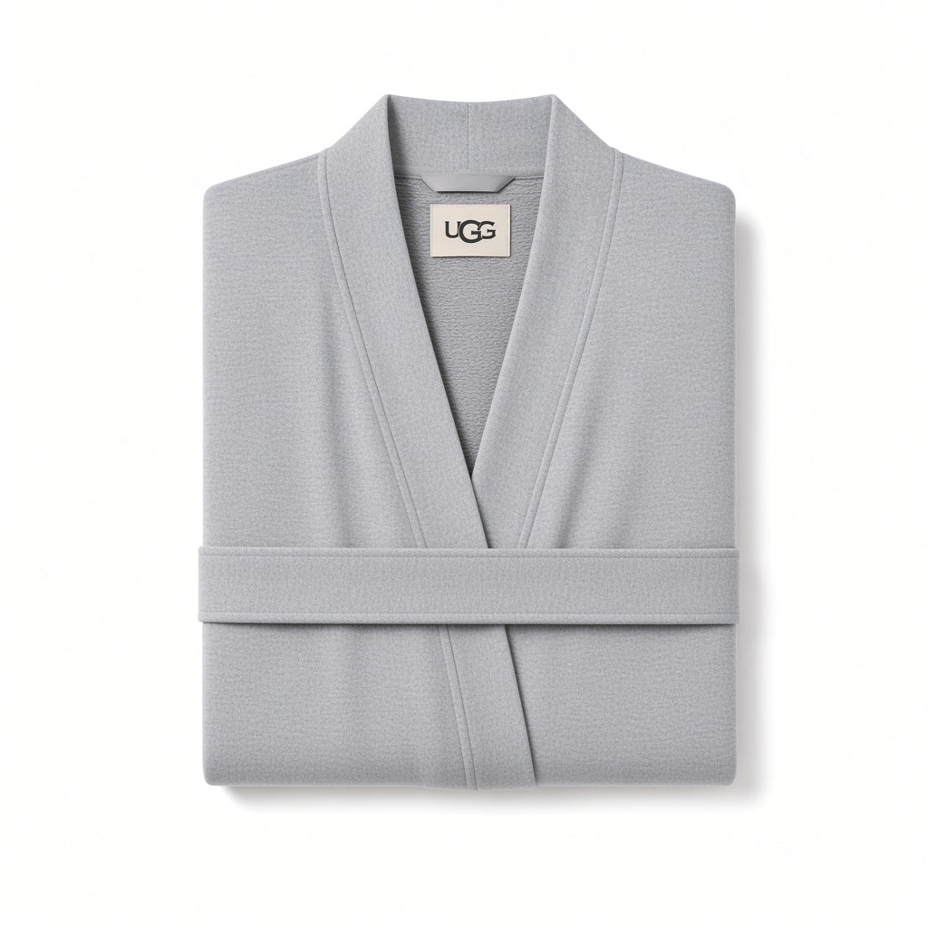 Folded UGG Grey Heather Monrose Robe