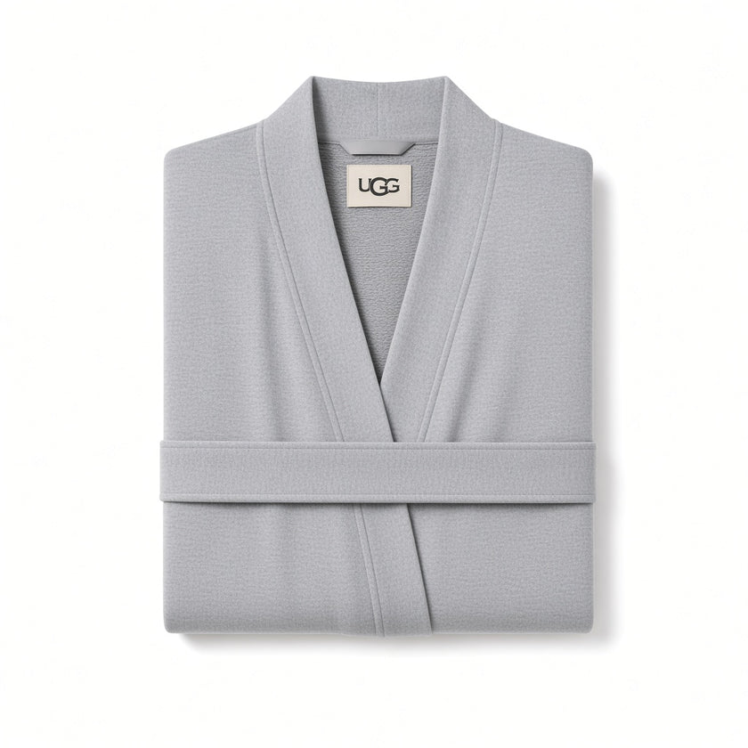 Folded UGG Grey Heather Monrose Robe