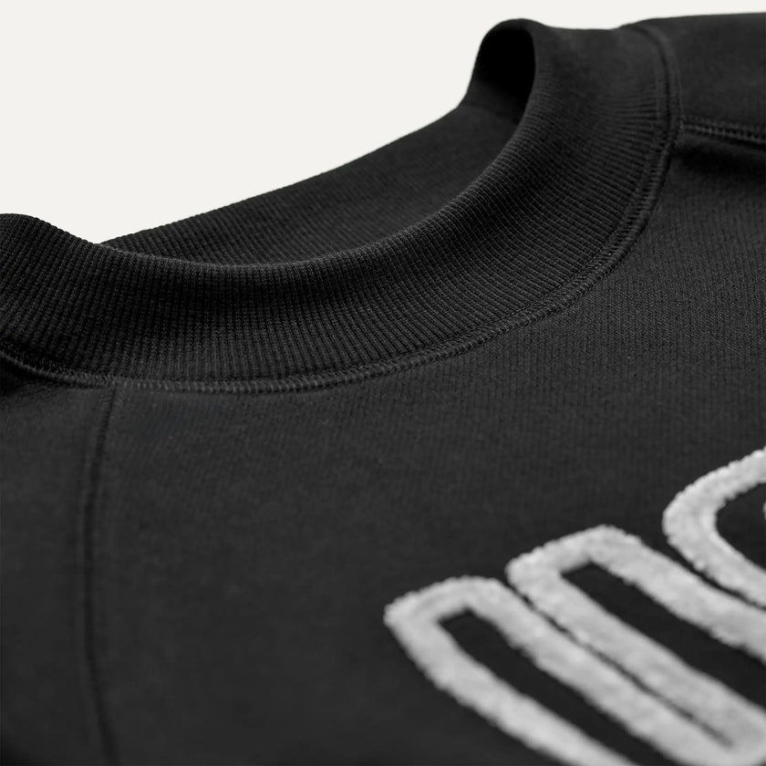 UGG 1171477 Black UGG Logo Crewneck Sweater Myselflingerie.com