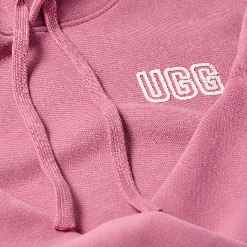 UGG Dusty Orchid UGG Logo Hoodie Myselflingerie.com