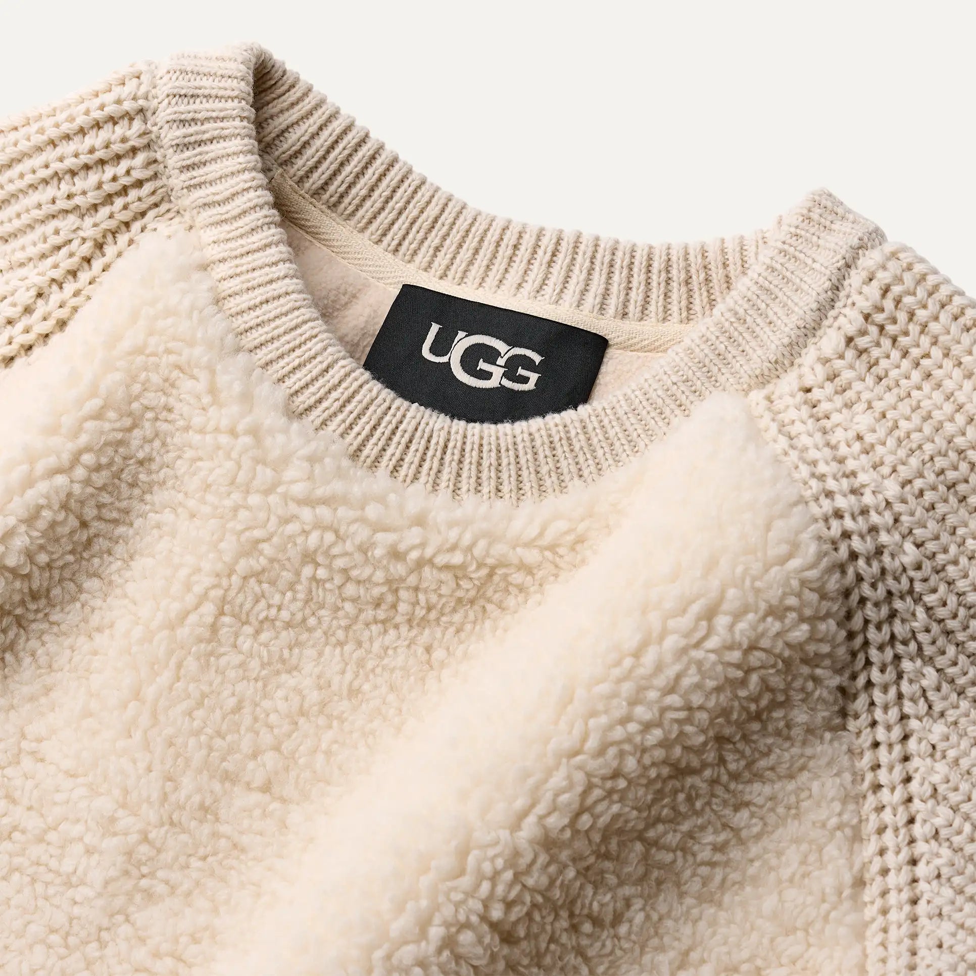 UGG 1171486 Cream Zayla ChateauKnit Pull on Sweater Myselflingerie.com