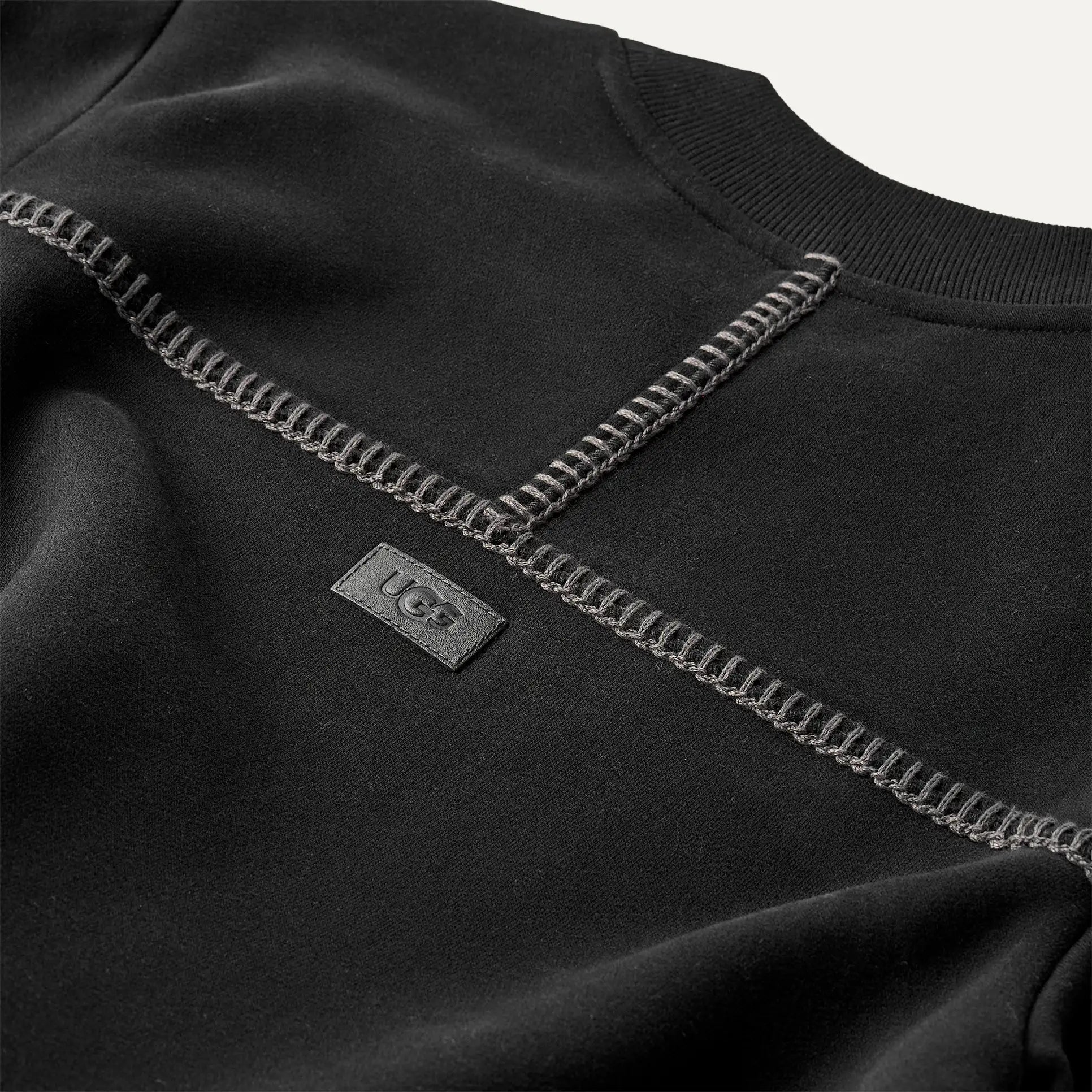 UGG 1175124 Black Classic Puff Sleeve Top Myselflingerie.com